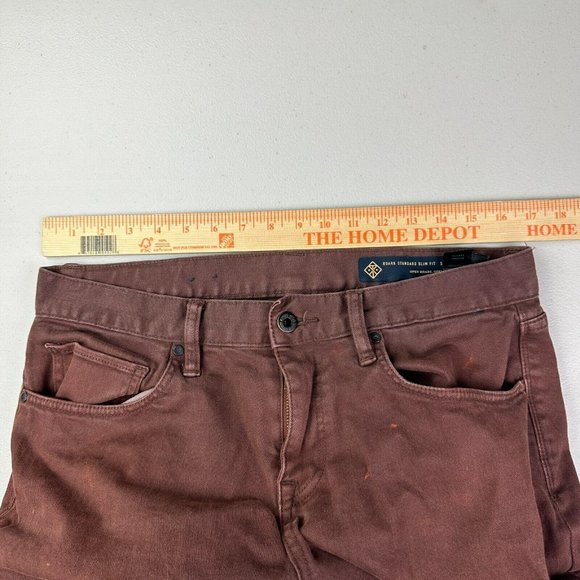 Roark Revival pants Men 33x33 standard Slim Fit Cotton Stretch 133‎ Denim - Picture 12 of 14